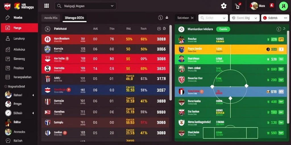 Leaderboard yang memperlihatkan peringkat pemain secara real-time.