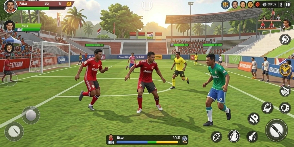 Level menantang dengan rintangan yang unik.