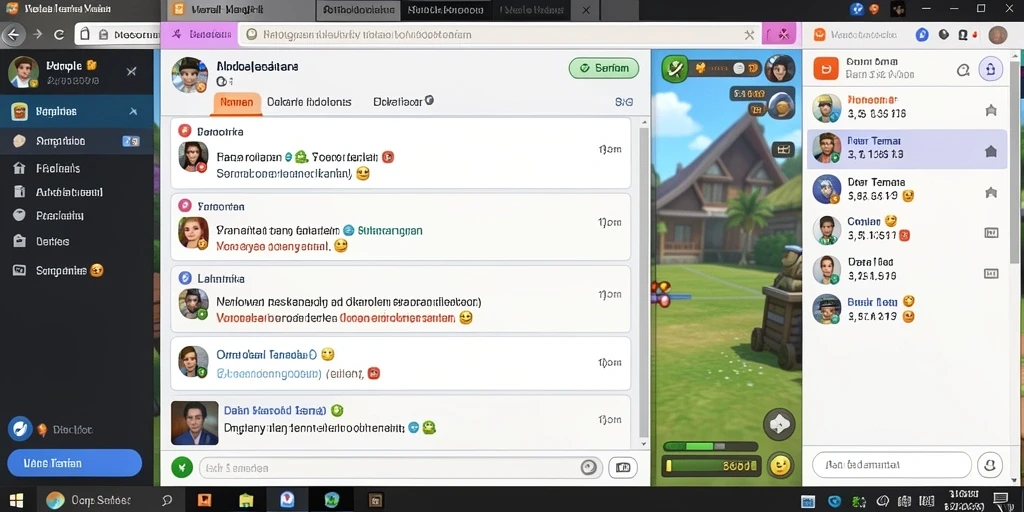Screenshot misi yang menunjukkan kedalaman cerita.