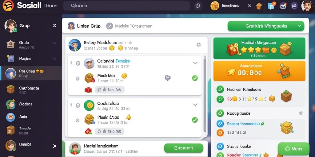 Tantangan seru di setiap level permainan.