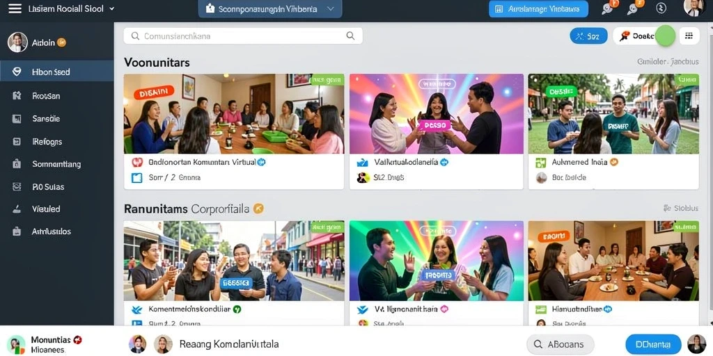 Kompetisi seru antar pemain.